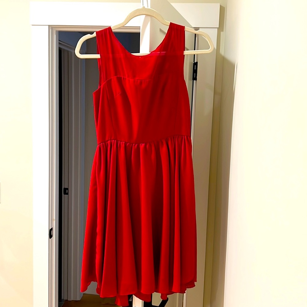 Red dress